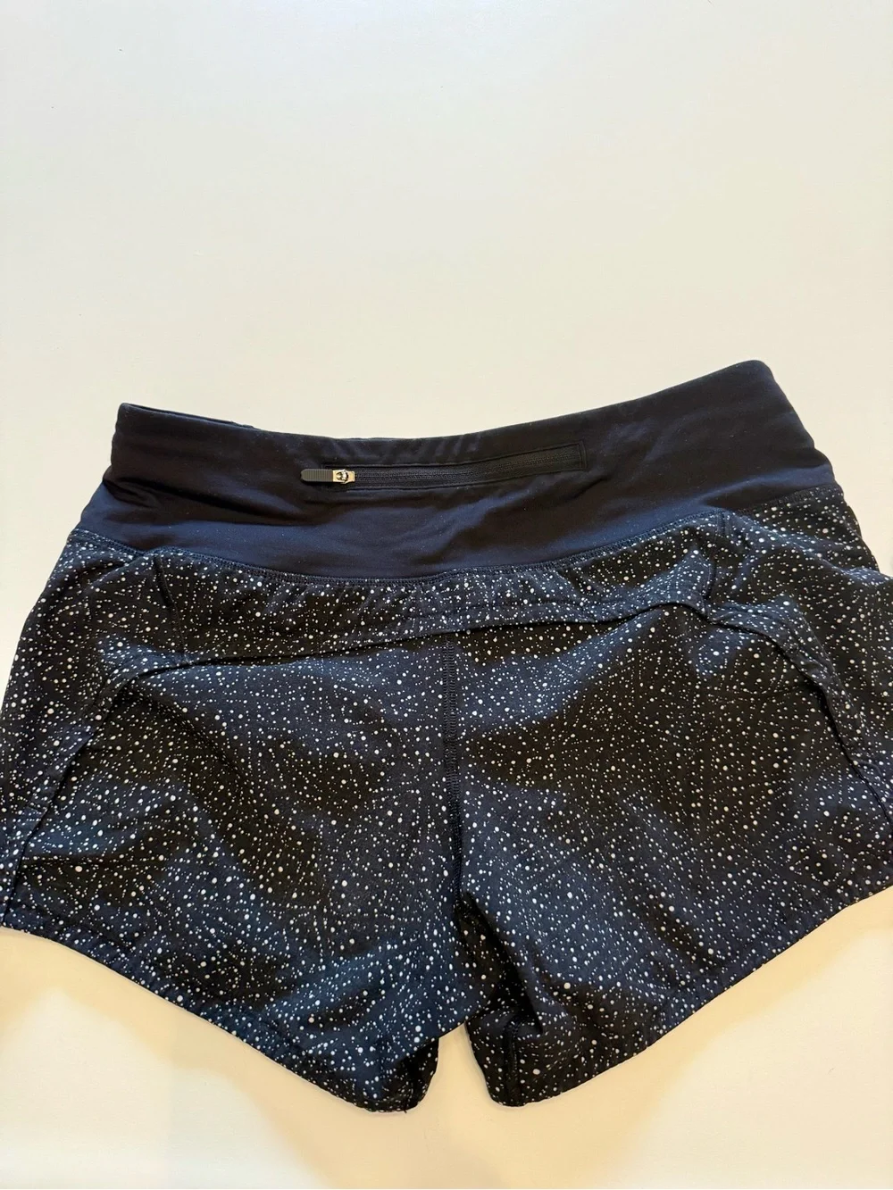 Lululemon Black Speckle Women’s Running Shorts